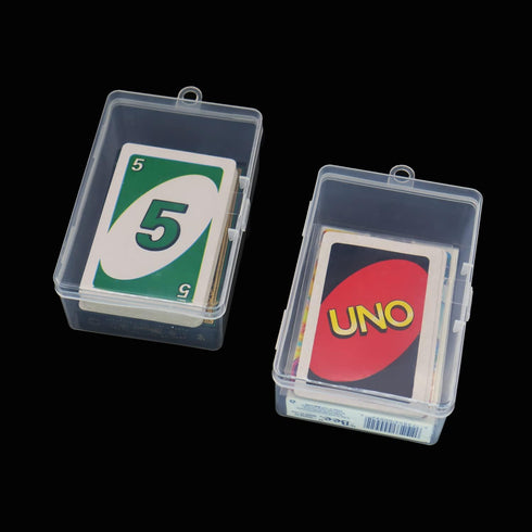 High Capacity Plastic UNO Card Case Holder for 112Pcs Classic Mattel UNO Card Game, Set of 8 (NO Cards)