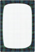 Emelivor Plaid Tartan Green Baby Crib Sheets for Boys Girls Breathable Nursery Sheet Fits Standard Crib Mattress