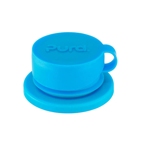 Pura Sport Big Mouth Silicone Sport Top Lid - Plastic-Free, Spill-Leak Proof,