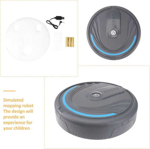 NUOBESTY Kids Toy Handheld Vacuum Cleaner Pretend Role Play Toy for Kids Toddler Infant Boys Girls Black Not