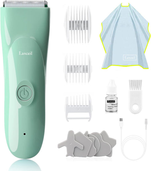 Baby Hair Clippers - Ultra Quiet Electric Hair Trimmer, Cordless Rechargeable Waterproof