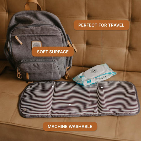 Parker Baby Portable Changing Pad for Diapers | Large & Travel-Friendly Baby Diapers Changing Pad | Leak Free
