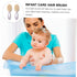 Set HEMOTON Infant Care Wool Shampoo Brush Brush and Comb Newborn Hair Care Products