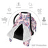 Hcpwzrf Paisley Baby Car Seat Cover & Nursing Cover - Breathable Stretch Multi-Use Cover for Breastfeeding, Stroller