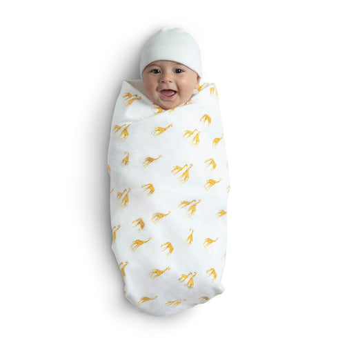 Delta Children 100% Cotton Flannel Baby Receiving Blankets for Girls Boys – 30x30 Inches (Pack of 2)