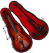Dselvgvu Wooden Miniature Cello with Stand, Bow, and Case, Mini Musical Instrument Dollhouse Model Home Decoration