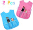 Mudder 2 Pieces Children's Art Smock, Waterproof Painting Apron for Kids, Toddler