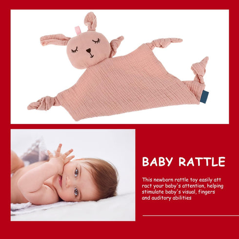 Soothing Cartoon Animal Towel Doll for Newborns - Perfect for Comfort