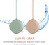 3) Silicone Pacifier Case for Diaper Bag, Newborn Baby Pacifier Holder Case For Boys & Girls (Color