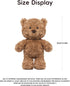 13 Inches Teddy Bear Stuffed Animals Premium Teddy Bear Plush Toys Soft and Comfort Plushies Gift for Kids, Brown