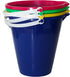 Holady Summer Accessory(4 Pack) Large Sand Beach Buckets Pail,Sand Bucket Water Bucket for Beach Fun Great Party