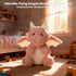 Kids,7.88",Pink Cute Flying Dragon Plush,Soft Dinosaur Stuffed Animals Pillow,Kawaii Fire Dragon Animal Plushies