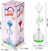 Office Thinking Hand Boiler, Glass Science Energy Transfer Experiment Thermometer Spiral Glass Toy Gifts (Green)