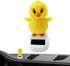 Solar Dancing Chick, Solar-Powered Car Charm, Cartoon Bobble Head Chick Ornaments, Solar Dancing Figurines for Car