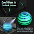 Mechaniker Luminous Desk Spinning Toys for Kids Adults, Metal Optical Illusion Fidget Spinner, Glow in The Dark Kinetic