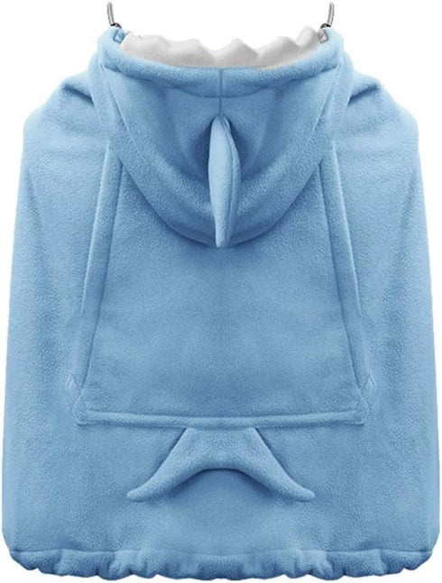 Generic Baby Carrier Cover Hooded Stretchy Cloak Multifunctional Baby Cute Cartoon Cloak Windproof Newborn Thicken Warm