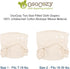 Osocozy 6 Count (Pack 1) 100% 1 7-18 lbs Two Sized Fitted Cloth Diaper - of - Soft, Durable and Absorbent Cotton