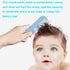 Baby Hair Brush Set - Wooden Handle & Silicone Cradle Cap Brush for Newborns & Toddlers, Ideal Gift