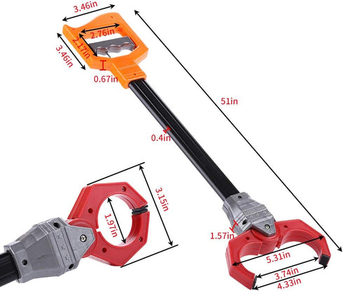 Plastic Retro Robot Arm Robotic Pick Up Pinch Tool Kids Toy
