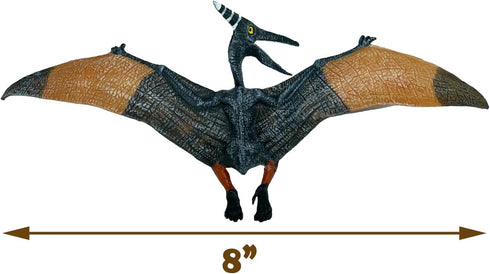 Gemini&Genius Pterodactyl Dinosaur Toys, Flying Dinosaur Figurine, Pteranodon Model Great Gifts and Cake Toppers