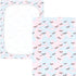 miaozhen 1 Pack 52x28 Cotton Crib Sheets for Baby Boys Girls Comfy Breathable Bat Lightening Offwhite Newborns Crib