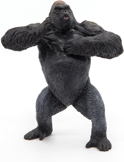 Papo Hand-Painted Wild Animal Kingdom Mountain Gorilla Figurine - Collectible for Children, Suitable for Ages 3+