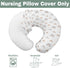 Boho Rainbows Baby Nursing Pillow Covers for Boy Girl Colorful Rainbow Drops Nursing Pillow Slipcovers