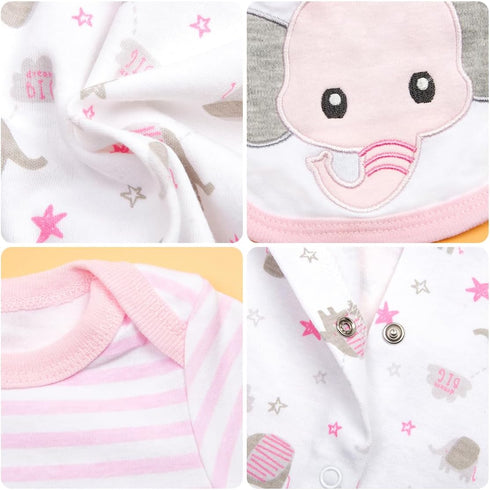 Reborn Baby Dolls Clothes, 22 Inch Cute Elephant Girl Outfits for 20-22 Inch Newborn Doll