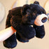 Hronsa 19.7in 3.3lbs Weighted Stuffed Animals, Weighted Bear Stuffed Animal Toy Cute Black Bear Plush Pillow for Adults