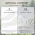 100% 52"x28", 2 Pack Salt Earth Organic Cotton Muslin Standard Fitted Crib Sheet for Boys, Girls & Toddlers Soft