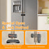 EUDEMON Updated French Fridge Lock, French Door Refrigerator/Freezer Lock for Kids & Babies, Easy to Install