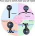 WEGA Stroller Fan Rechargeable Portable Fan Battery Operated Car Seat Baby Fan,3 Speeds Clip on Fan,USB Personal Fan for Crib Treadmill HomeOffice and Travel (Black)