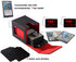 Venssu MTG Deck Box, Commander Display Card Box Fits 100 Double Sleeved Cards, TCG with 2 Dividers (Purple&Purple)
