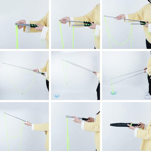 Stainless Steel Giant Bubble Wand, Telescopic Design Outdoor Toy for Kids, Best for Birthday Party Bubble Favors