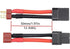 2pcs RC Lipo Battery Charger Conversion Cable Adapter, T Plug Male Female Connector for Various Models