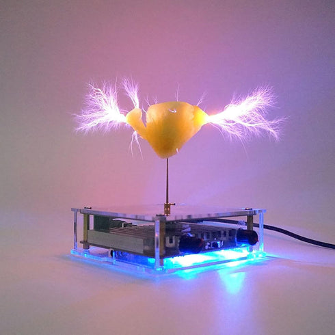 10 Cm Bluetooth Music Tesla Coil Solid State Tesla Coil Kit Touchable Artificial Lightning Electric Power Wireless