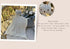 insular Lovey Blanket, Organic Cotton Muslin Security Blanket, Soft Breathable for Newborn, Beige Cat