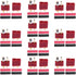 Hobbypark 10 Pairs T-Plug Connectors Male & Female, Deans Style with Shrink Tubing for RC LiPo Battery