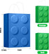 YOTNUS 24 Pcs Building Block Party-Favor Gift Bags, Small Gift Bags with Handles for Birthday Party Decoration