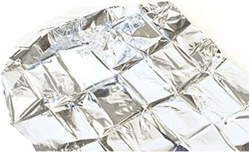 CB-6835-CS Pack 12 30" 17" Primacare of Sterile Foil Baby Bunting Blankets for Newborns and Infants, Disposable