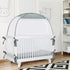 L RUNNZER Baby Crib Tent, Pop Up Crib Canopy to Keep Baby from Climbing Out, Safety Crib Net Mosquitoes Net