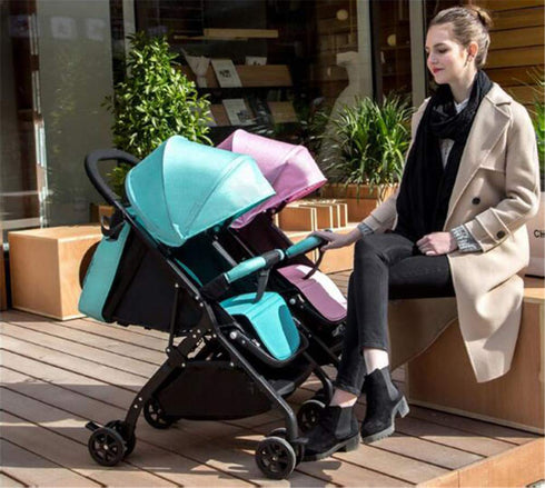 Smile Saki Twin Stroller Connector for Baby Fits Umbrella Strollers Babyzen YOYO Yoya Etc.. Turns Two Single Strollers