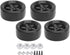 VBESTLIFE 4Pcs RC Rubber Tires 63mm Antiskid Drift Tyres Wheel Rims Compatible with D12 1/10 RC Car RC Truck Tire Model Car Accessories