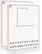 SCRIBBLEDO Hangman Board Game 9x12 Dry Erase Double-Sided Whiteboard with Blank Writing