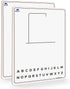 SCRIBBLEDO Hangman Board Game 9x12 Dry Erase Double-Sided Whiteboard with Blank Writing