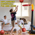 8” Water Pool Basketball Set with Pump, Replacement Ball for Basketball Hoop, PVC Waterproof Floating Toy for Summer