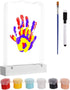 wkao Led Handprint Keepsake Kit, DIY Family Frame, Personalized Gift for Parents, Baby