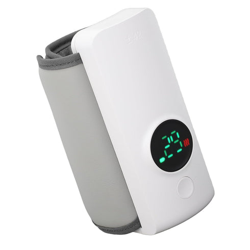 RiToEasysports 6000mAh Portable Bottle Warmer Sleeve, Wireless Multifunctional Breastmilk Warmer Defrost for Infant