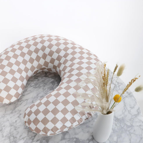2 Pack DILIMI Nursing Pillow Cover, Stretchy Removable Case for Breastfeeding Pillows, Ultra Soft Comfortable Slipcover