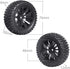 12mm Hex Wheels and Rubber Tires for RC 1/10 On-Road Touring Car, Set of 4